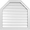 Ekena Millwork Octagonal Top Surface Mount PVC Gable Vent w/ 2"W x 1-1/2"P Brickmould Frame, 28"W x 28"H GVPOT28X2802SF - alternate 1